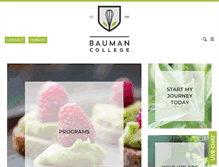 Tablet Screenshot of baumancollege.org